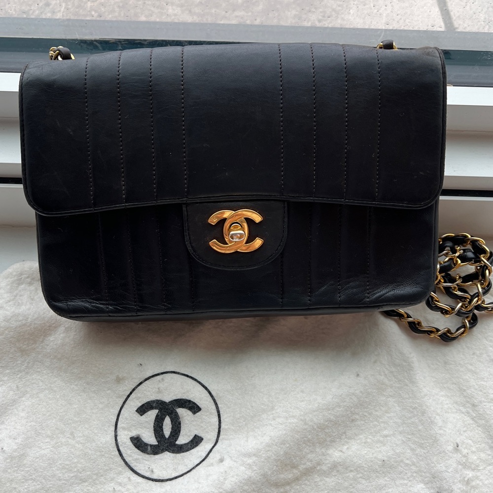 Vintage CHANEL 18k plated hardware